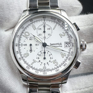 NEW Eberhard & Co. 31051 Stainless Steel Automatic Chronograph 43mm + Full Kit