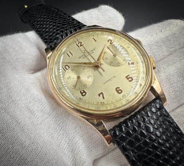 1954 Breitling Cadette Chronograph 1185 - Image 2