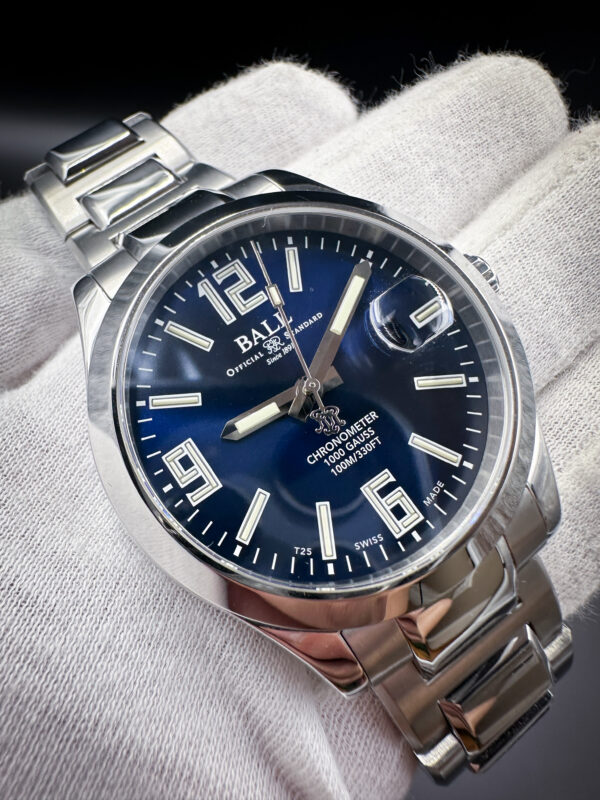 Ball Engineer III Pioneer NM9026C Blue Dial 40mm Steel Automatic