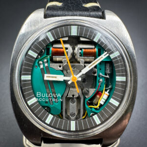 1970 Bulova Accutron Spaceview 214 "Tuning Fork" 38mm Steel *RESTORED*