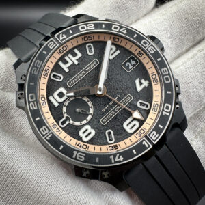 Mauron Musy MV04-203 GMT Sport 44mm Black Titanium & Ceramic Automatic Watch