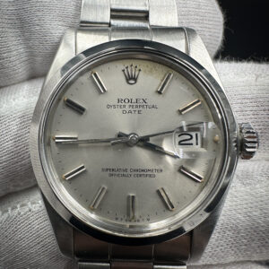 1975 Rolex Oyster Perpetual Date 1500 Stainless Steel Cal. 1570 w/ Box & Papers