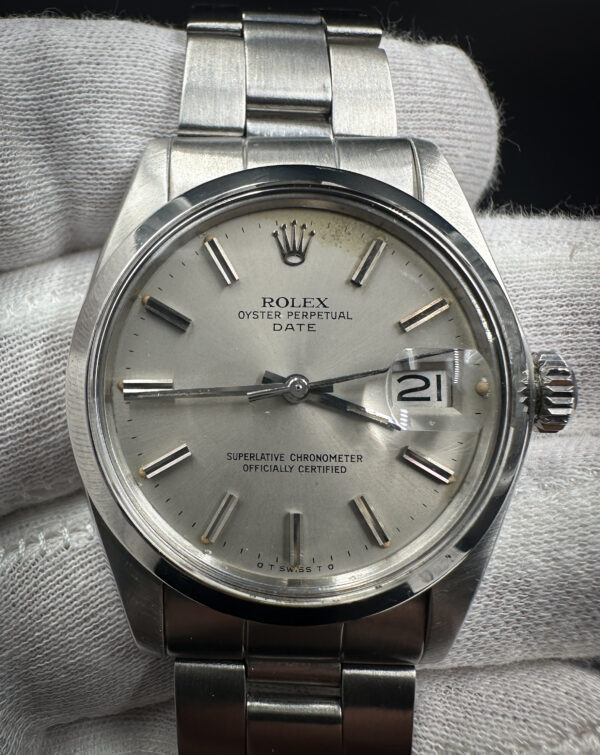 1975 Rolex Oyster Perpetual Date 1500 Stainless Steel Cal. 1570 w/ Box & Papers