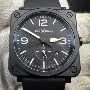 Bell & Ross BRS-64 CMBL Matte Black Ceramic & Steel 39mm w/ Box & Papers