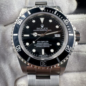 2001 Rolex Sea-Dweller 16600 K-Serial Stainless Steel Automatic Oyster Bracelet