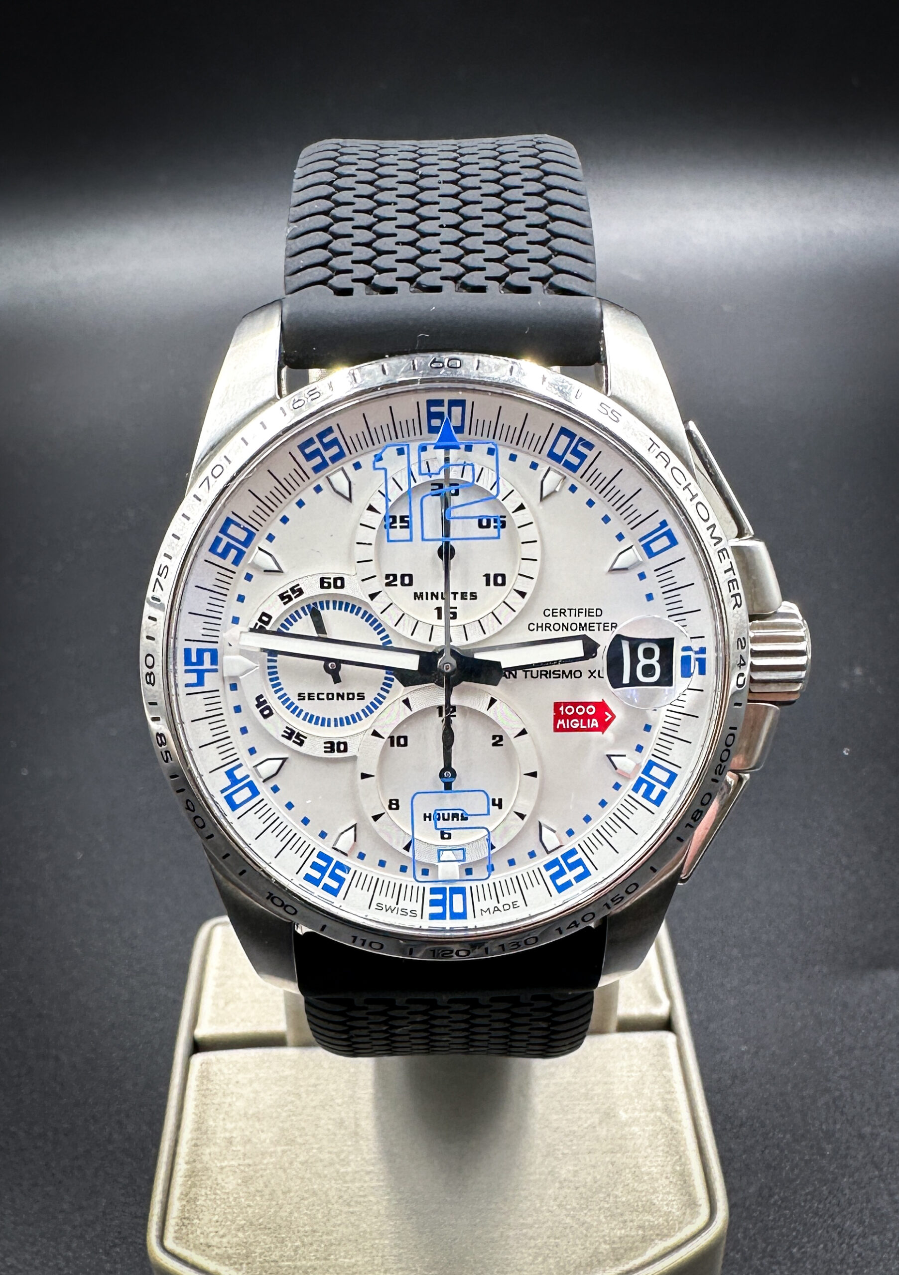 Chopard Mille Milglia GT-XL Tourneau One-of-30 Ref. 8549 in a 44mm stainless steel case, featuring the Chopard ETA-Valgranges Caliber A07.211 automatic chronograph