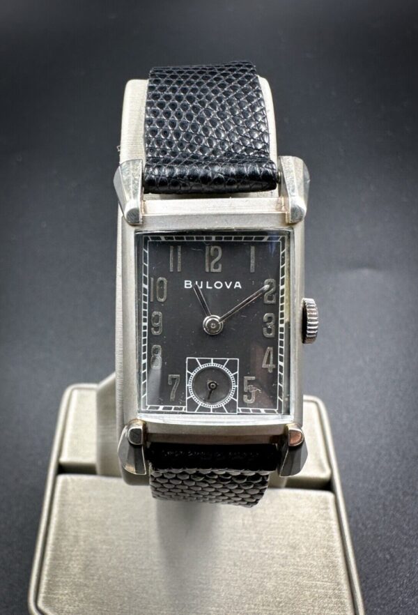 1950's Vintage Bulova "His Excellency" 10k White Gold GF Cal. 7AK