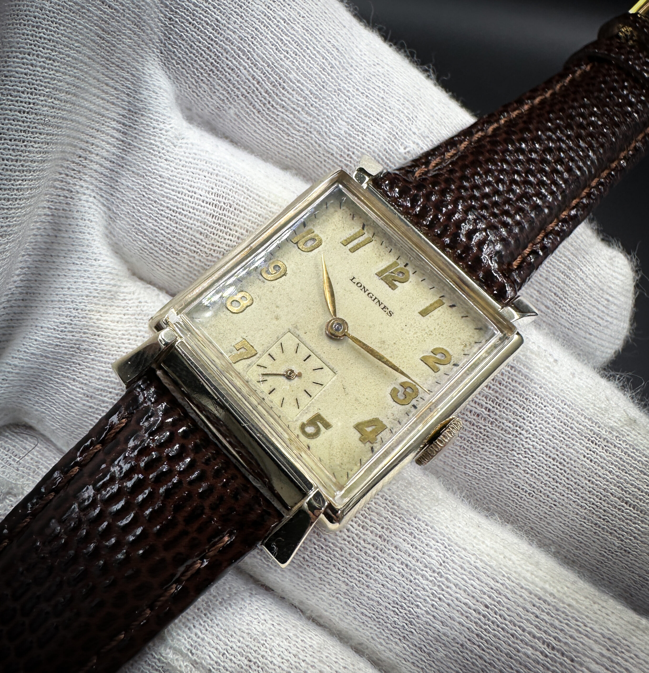 1940's Longines Art Deco Tank - Image 3