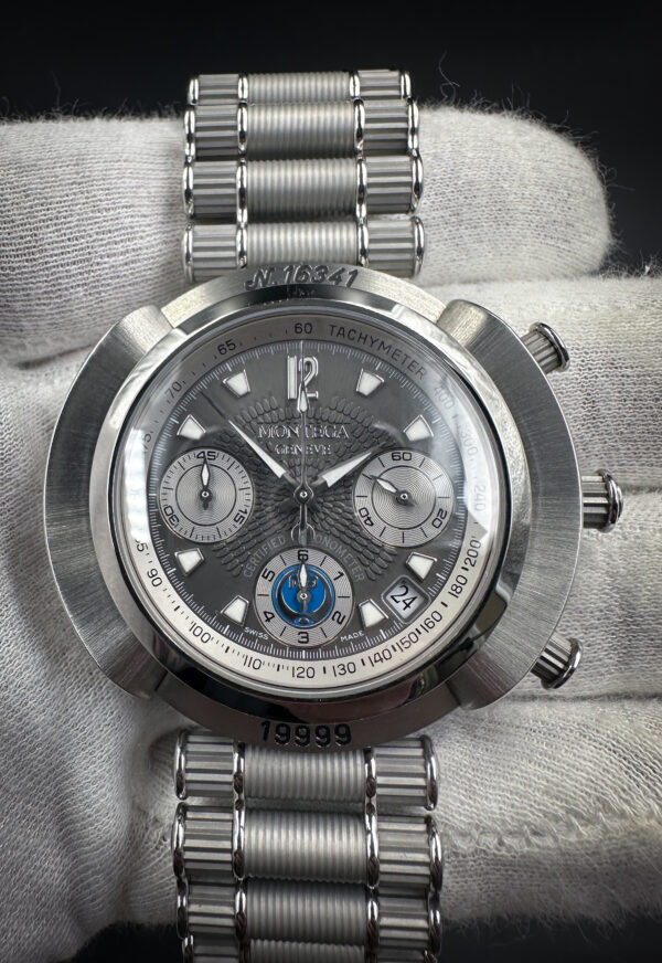 Montega Geneve MC01 Chronometre Chronograph Limited Edition 44mm Steel Automatic