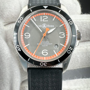 Bell & Ross BRV2-92 Garde-Cotes in a 41mm stainless steel case, featuring the BR Cal. 302 automatic movement. This watch includes the outer box, inner case, booklet, and Jomashop warranty card.