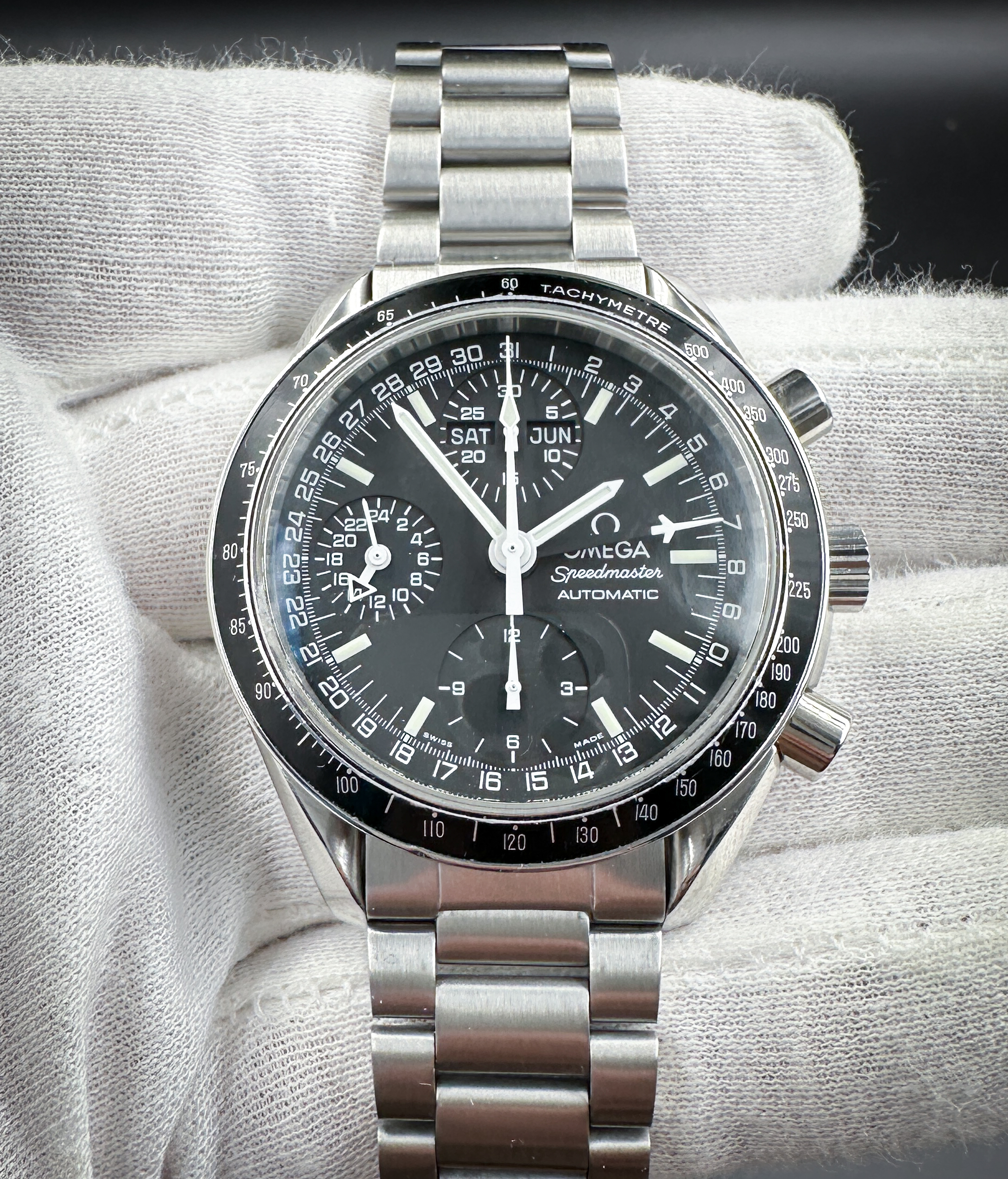 1998 Omega Speedmaster Day-Date Triple Calendar 3520.50.00