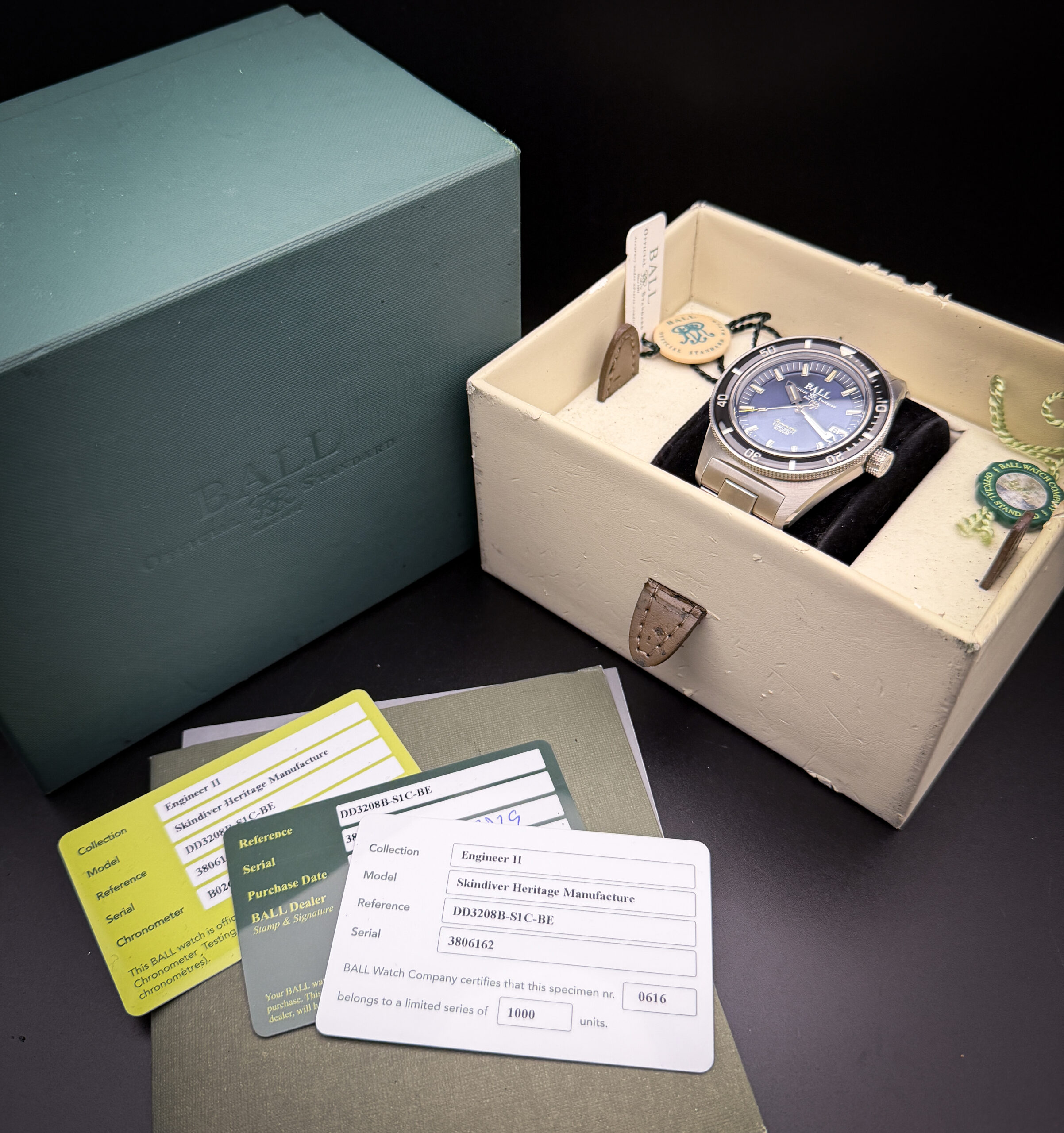 Ball Engineer II Skindiver Heritage DD3208B - Image 10