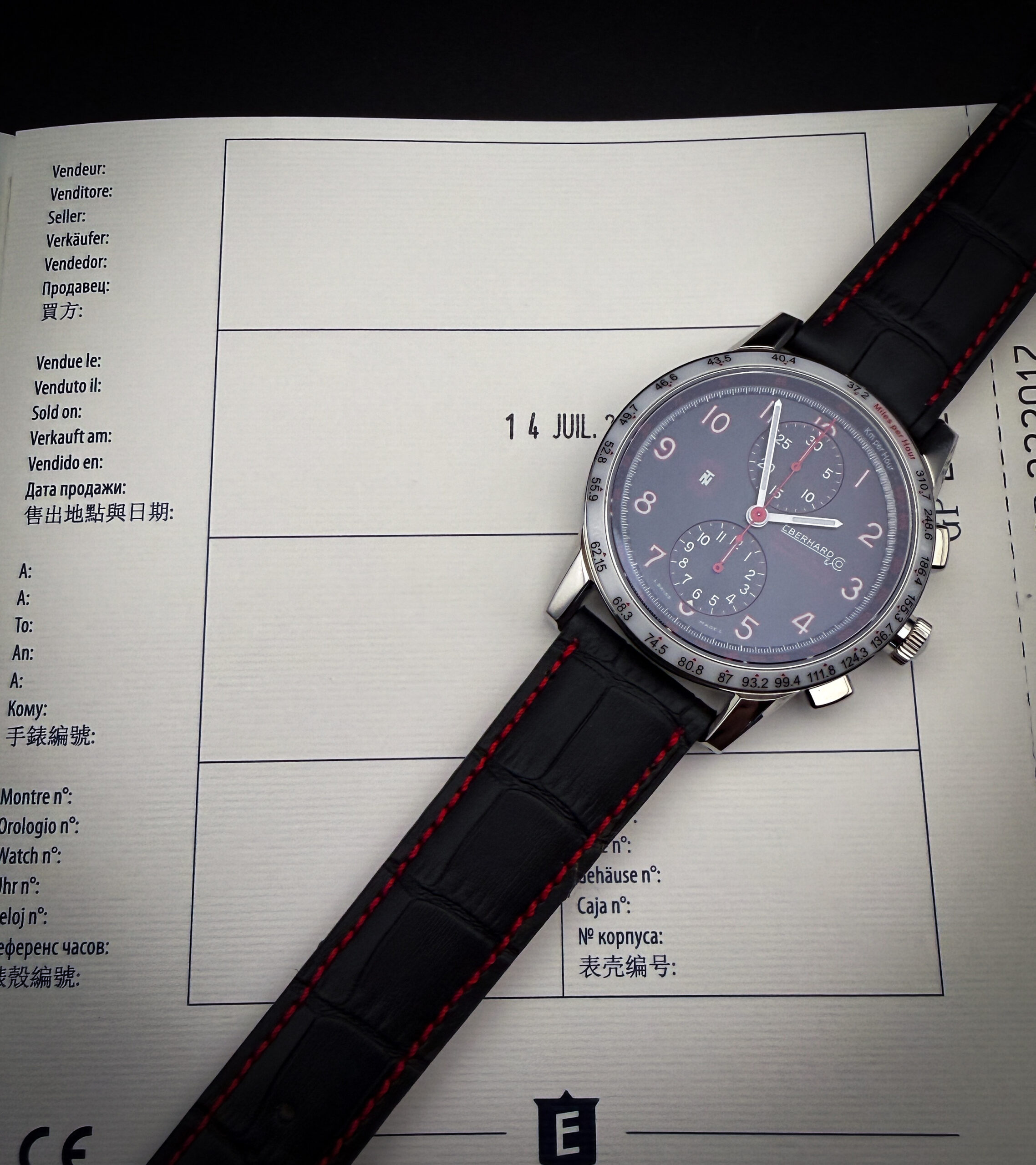 Eberhard & Co. Tazio Nuvolari Grand Prix 31061.1 - Image 9