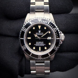 1991 (N-Serial) Rolex Sea-Dweller 16600 in a 40mm stainless steel case, featuring the Rolex caliber 3135 automatic movement. This Rolex has been tested in excellent working order and is ready for daily wear or to be added to a collection. Includes: green Rolex box; pillow; fold-cloth; TLC warranty/authentication card. Accuracy Testing: +1SPD / 268 Amplitude / .2ms Beat Error Case Serial Number: N421477