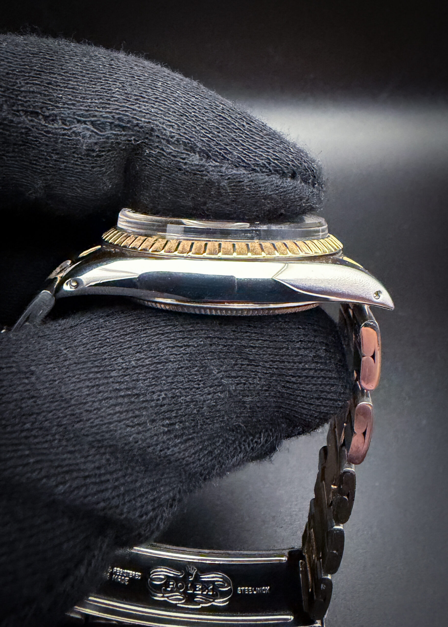1969 Rolex 1505 Oyster Perpetual Date "Door Stop" Dial - Image 5