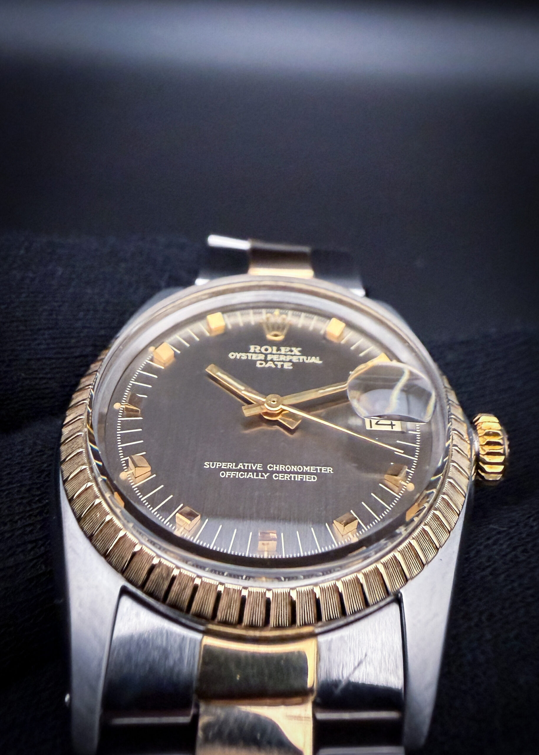 1969 Rolex 1505 Oyster Perpetual Date "Door Stop" Dial - Image 9