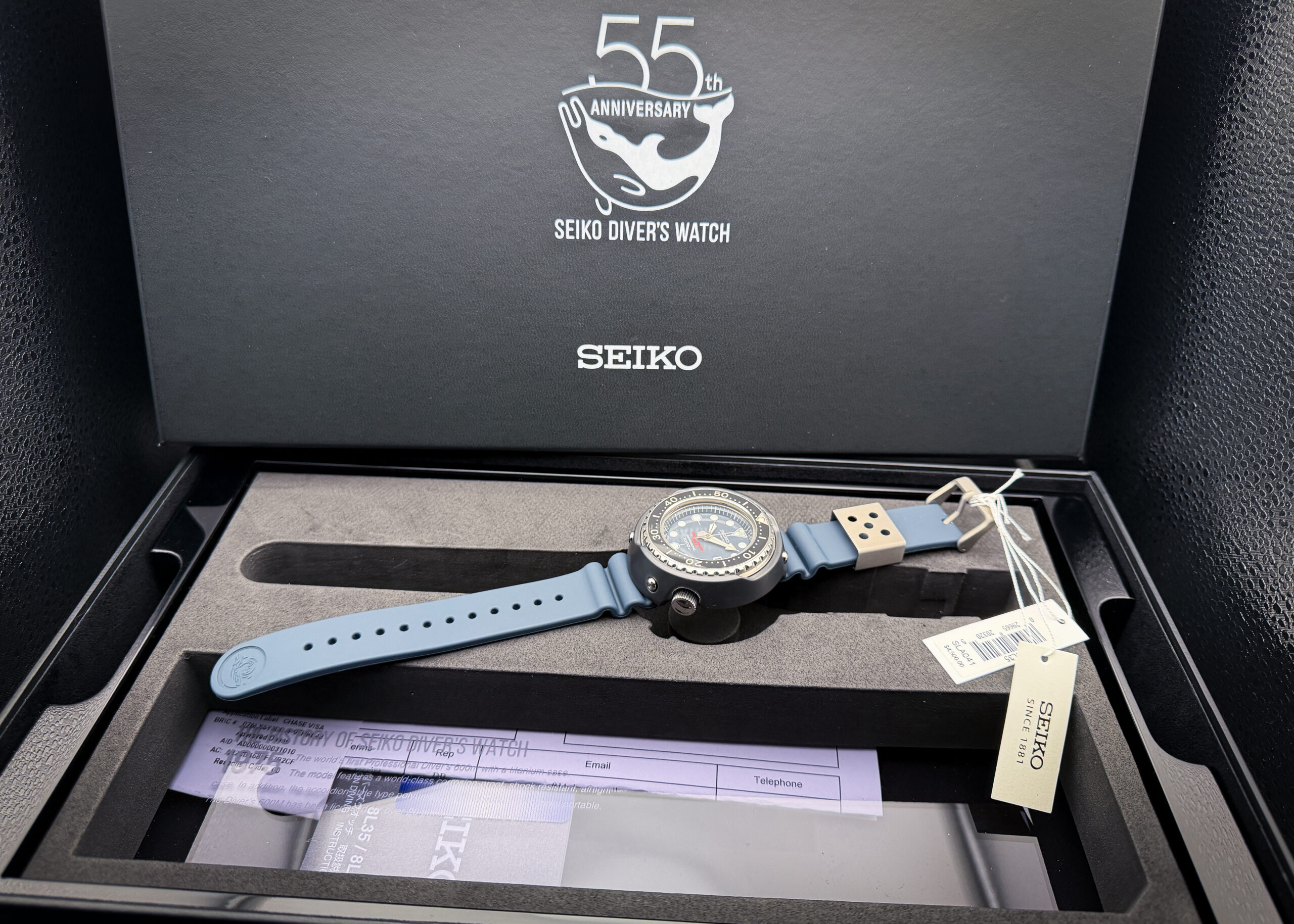 Seiko Tuna Professional 55th Anniversary SLA041J1, limited edition #456/110 - Image 3
