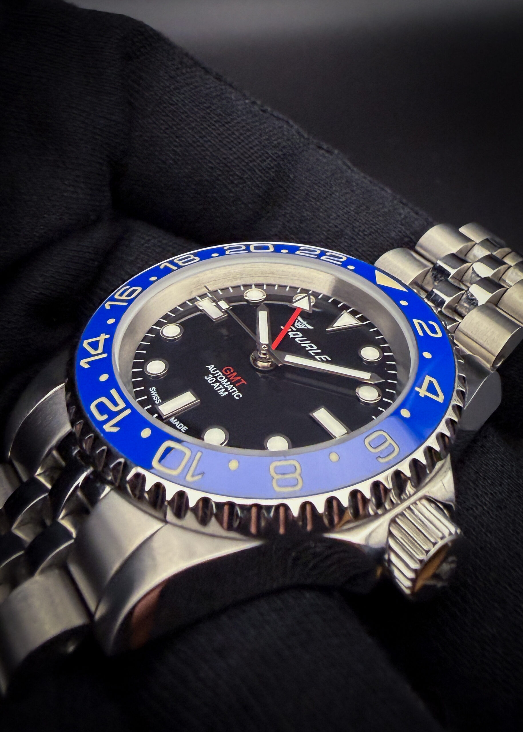 Squale GMT "Cookie Monster" 1545 GM-CER-BLU - Image 4